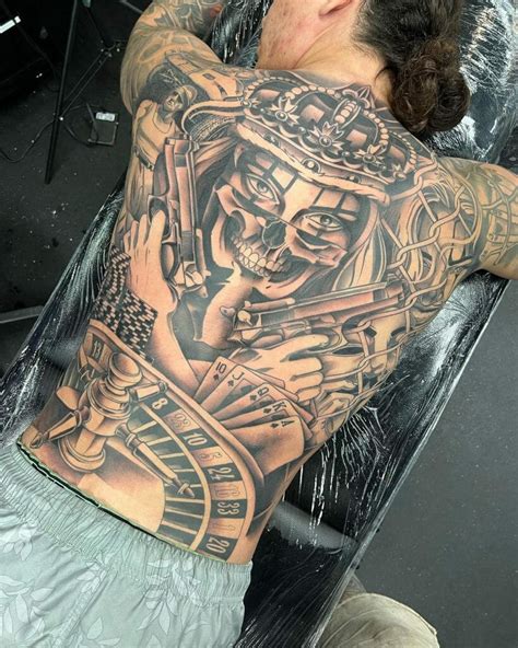 tattoo gambling sleeve